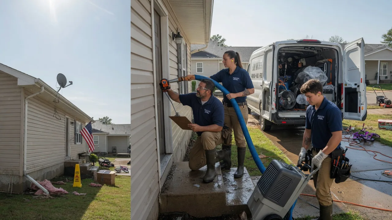 Ceiling Water Damage Restoration in Adrian, MN near me